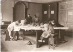 Leerling tekenaars Topografische Dienst